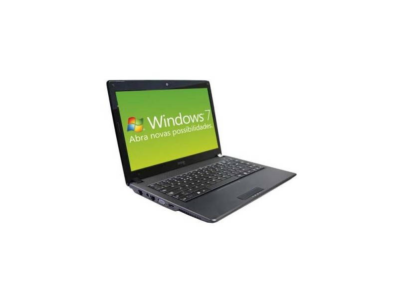 Notebook CCE Win BPS 2GB HD 320GB Intel Pentium Dual Core T4500 Windows 7 Starter