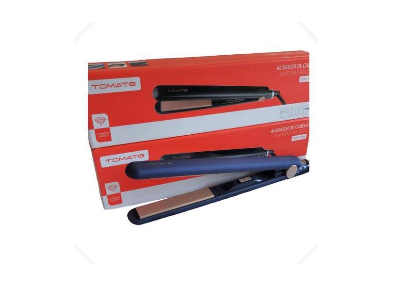 Prancha Chapinha   Pro bi-volt para cabelos MSE-2800 - TOMATE
