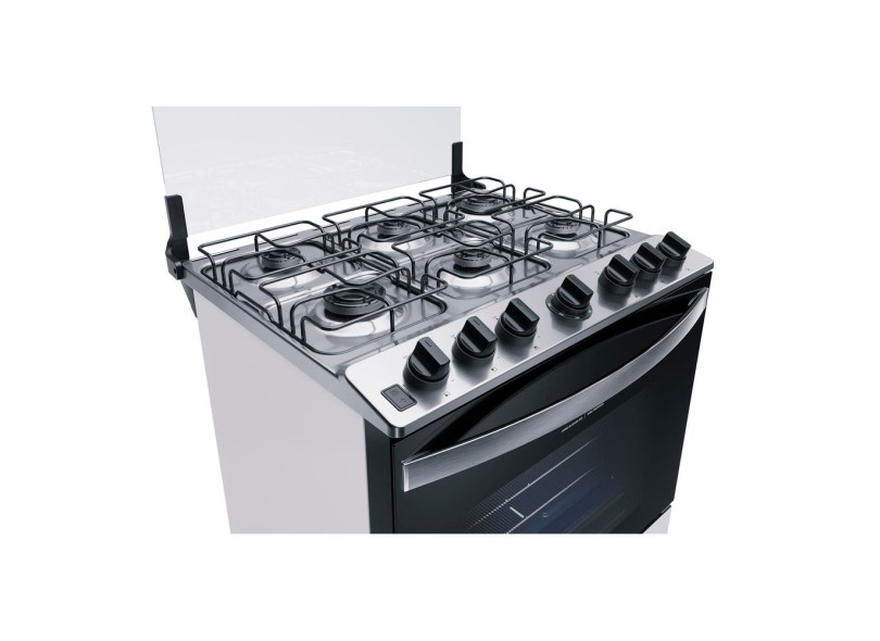 Fogão de Piso Brastemp 6 Bocas Acendimento Automático BFS6NCB