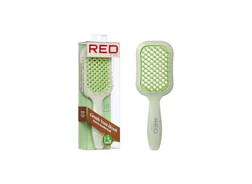 Red by Kiss Escova de ventilação suave, ideal para proteção sensível do couro cabeludo, resistente ao calor e secagem rápida com secador de cabelo, cerdas flexíveis macias para cabelos molhados ou