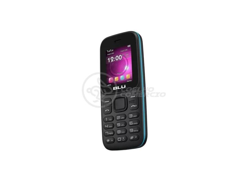 Blu Z5 Celular Dual Chip Tela 1.8 Câmera e Luz Preto/Azul 32MB Rádio fm
