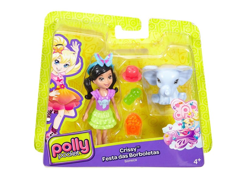 Boneca Polly Crissy Festa das Borboletas Mattel