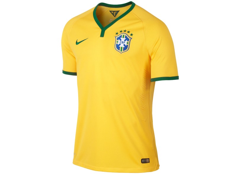 Camisa Jogo Brasil I 2014 sem Número Nike