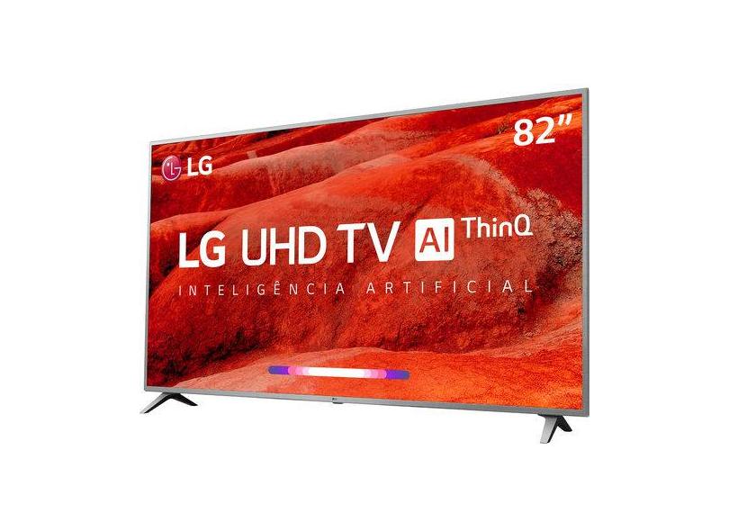 Smart TV TV LED 82 " LG ThinQ AI 4K Netflix 82UM7570PSB 4 HDMI