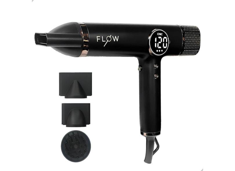 Secador De Cabelo Flow Alyon Air Ionizer Tech Preto 127V