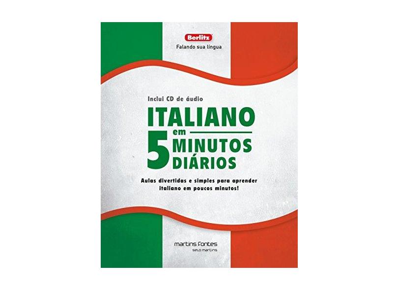 Italiano em 5 Minutos Diários - Capa Comum - 9788580631234