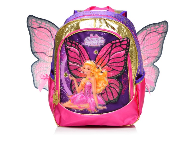 Mochila Escolar Sestini 19 Litros Barbie Butterfly 063085