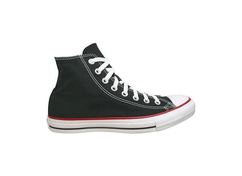 Tenis All Star Cano Longo Tecido Preto C/ Verm. Ct00040007