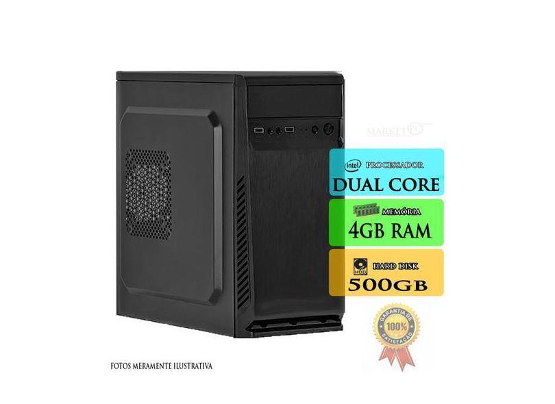 Computador Pc Cpu Dual Core 3.1Ghz 4Gb Hd 500Gb - Windows 10 - Marketp