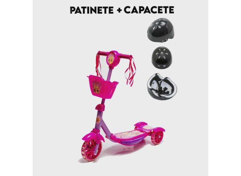 Patinete Menina Belinda + Capacete Preto