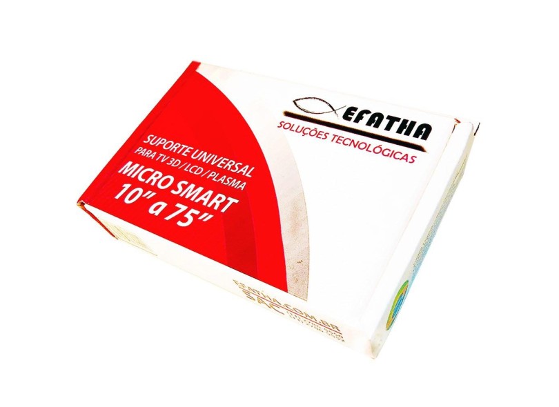 Suporte para TV LCD/LED/Plasma 10" a 75" Efatha SLCD micro Smart