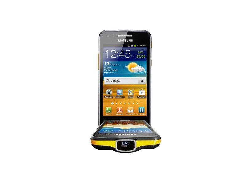 Smartphone Samsung Galaxy Beam I8530 com Projetor Câmera 5,0 Megapixels Desbloqueado 8 GB Android 2.3 (Gingerbread) 3G Wi-Fi