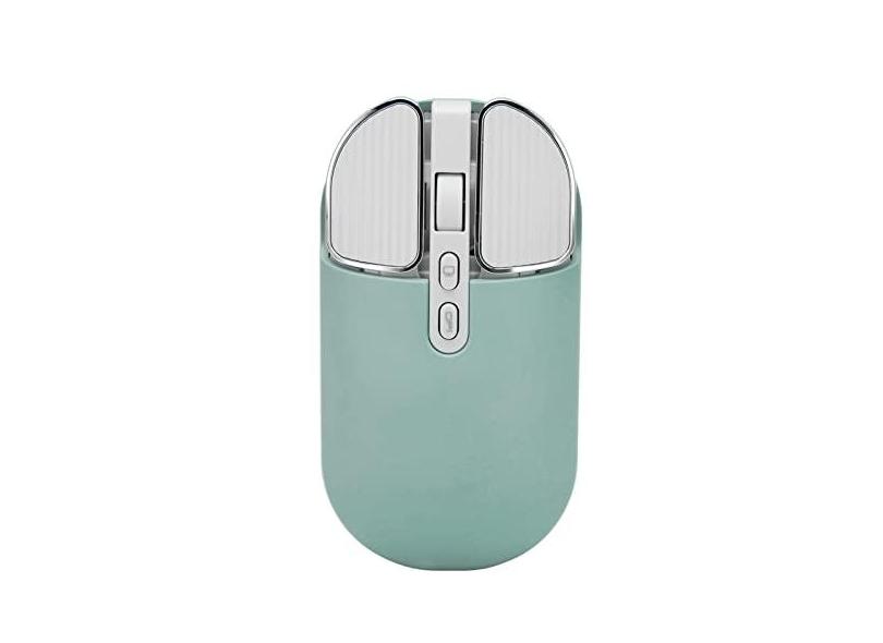 Mouse Sem Fio, Mouse de Computador Portátil Com DPI Ajustável, 2,4 GHz BT5.1 Dual Mode Silent Click Mouse para Meninas, Escola, Escritório, café, Viagens, Bateria de 500mAh