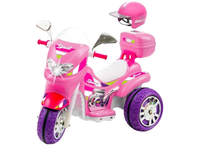 Moto elétrica sprint turbo pink 12V - biemme