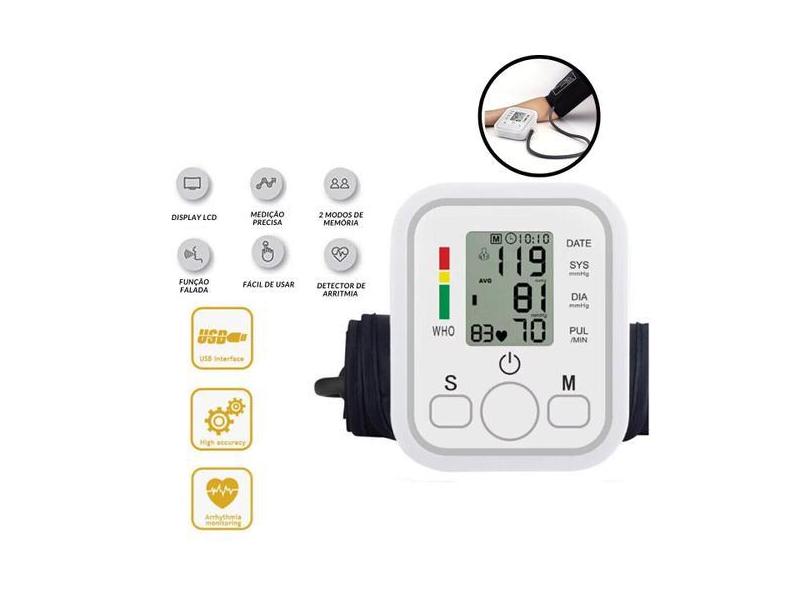 Medidor de Pressão Automático - Monitoramento Ágil e Confiável - Medid