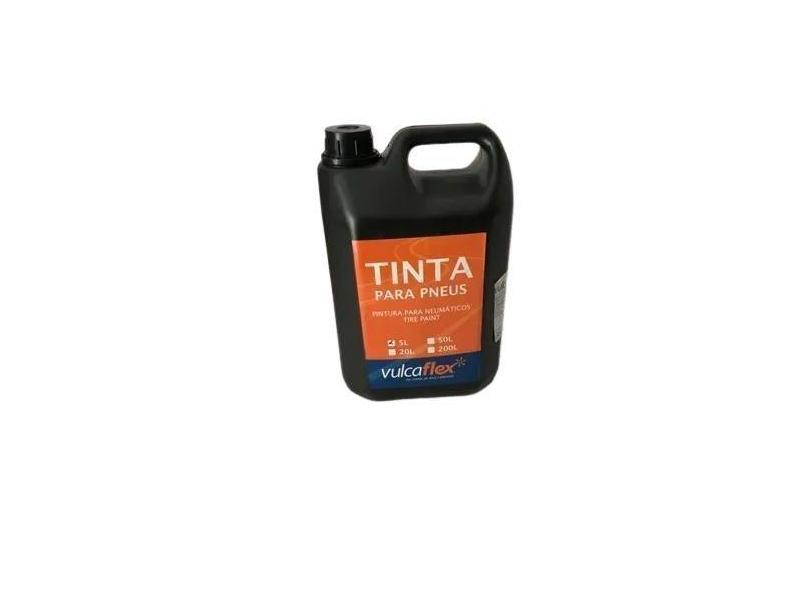 Tinta Preta Para Pneus 5 Litros - Vulcaflex