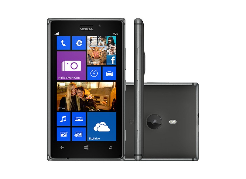 Smartphone Nokia Lumia 925 Câmera 8,7 MP 16GB Windows Phone 8 Wi-Fi 4G 3G