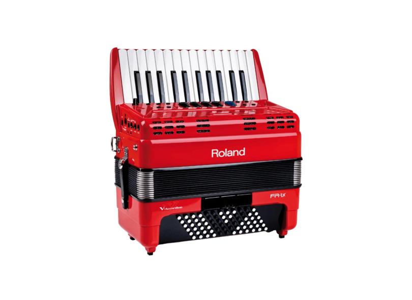 Acordeon Roland FR-1X-RD 26 Teclas Red Com Bag