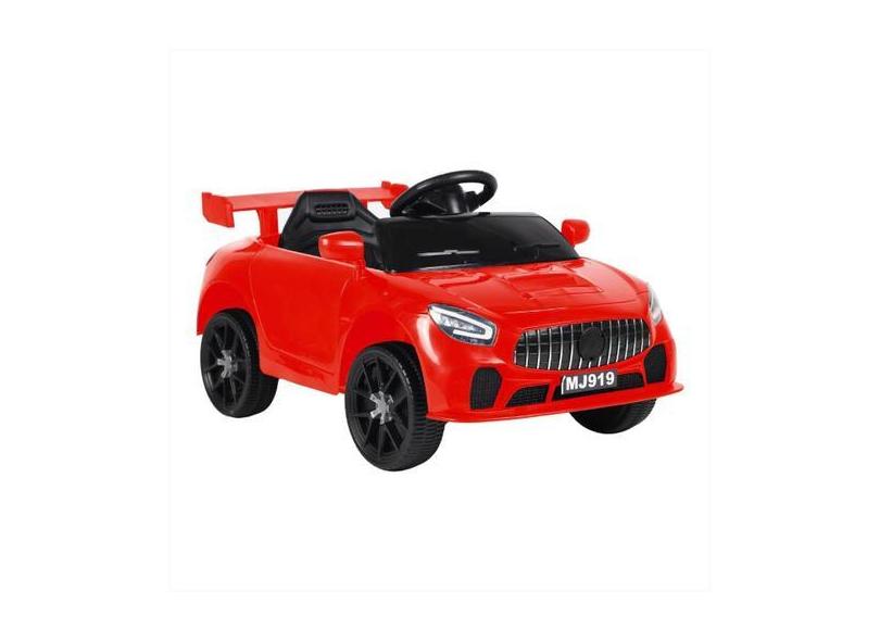 Carrinho Elétrico Infantil Motor 12V Vermelho Controle 2Em1 - Bangtoys