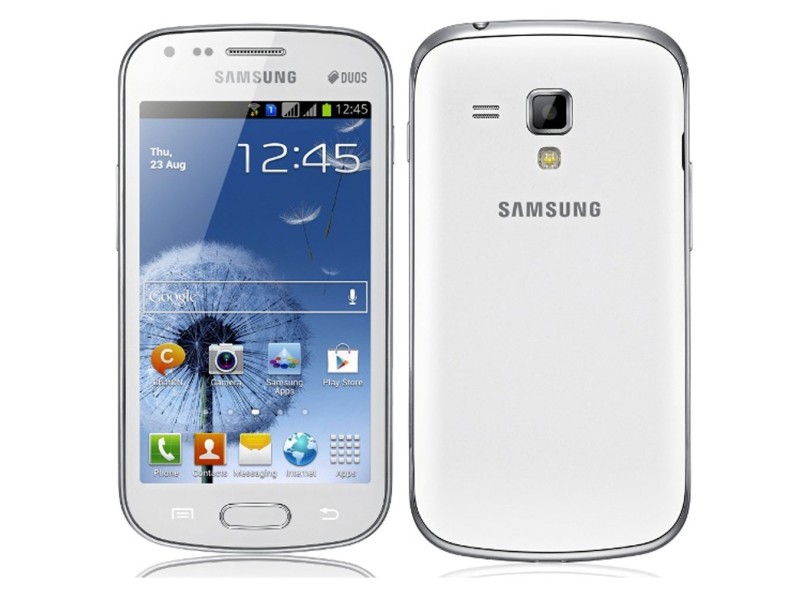 Smartphone Samsung Galaxy S Duos S7562 Câmera 5,0 MP Desbloqueado 2 Chips 4 GB Android 4.0 (Ice Cream Sandwich) 3G Wi-Fi