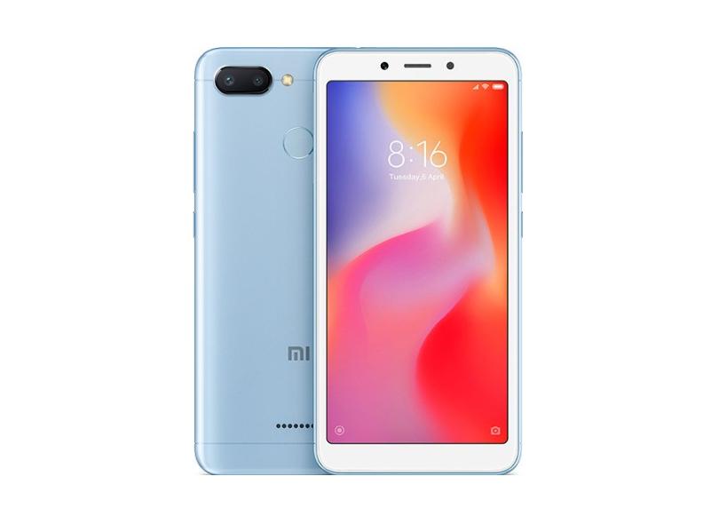 Smartphone Xiaomi Redmi 6 32GB 12,0 MP 2 Chips Android 8.1 (Oreo) 3G 4G Wi-Fi