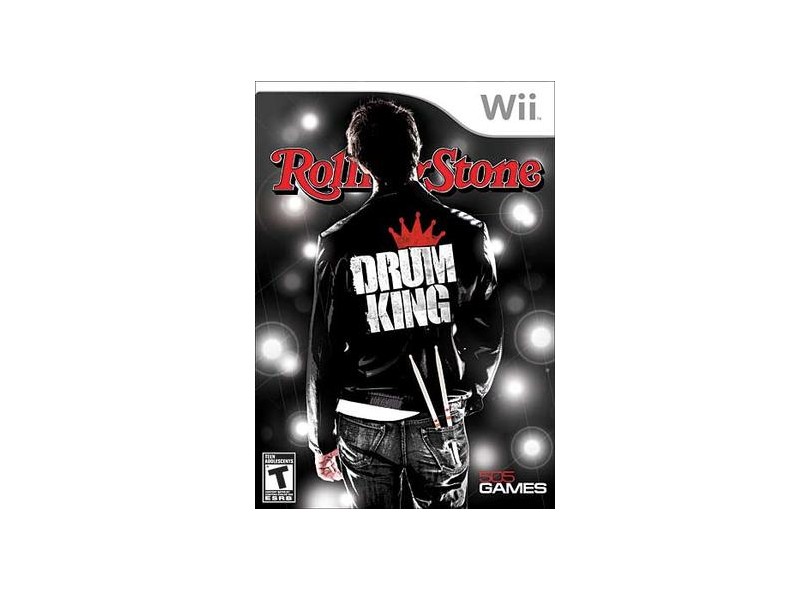 Jogo Rolling Stone Drum King 505 Games Wii