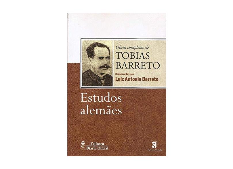Estudos Alemães - Tobias Barreto - 9788565958042