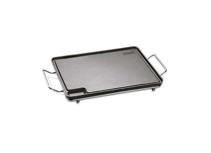 Chapa Petisco Ferro Com Suporte 28X23 Cm - Panela Mineira
