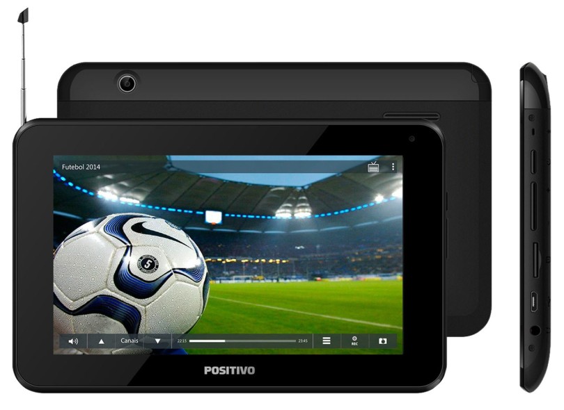 Tablet Positivo 8 GB LCD 7" Android 4.2 (Jelly Bean Plus) 2 MP T701 TV