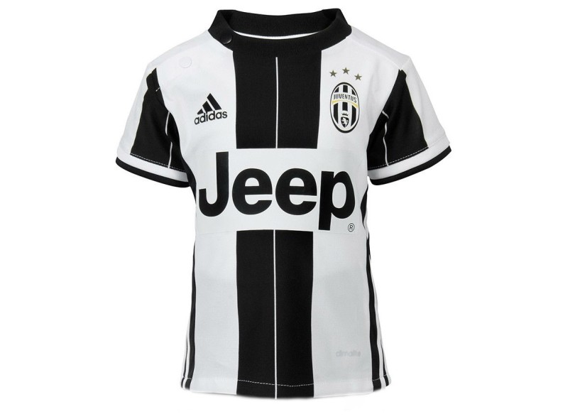 Camisa Torcedor infantil Juventus I 2016/17 sem Número Adidas