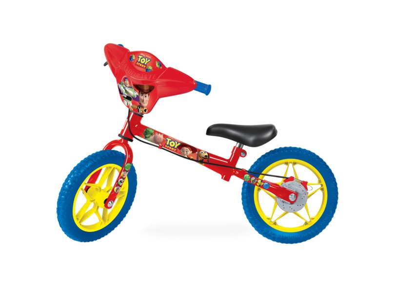 Bicicleta de Equilíbrio Bandeirante Aro 12 Minha 1º Bike Toy Story