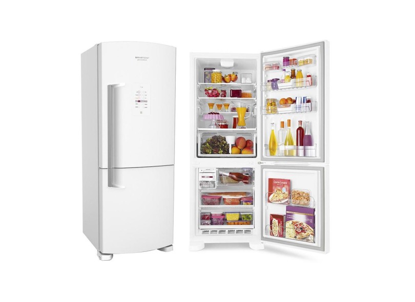 Geladeira Brastemp Viva! Frost Free Inverse 422 Litros Smart Bar BRE51NB