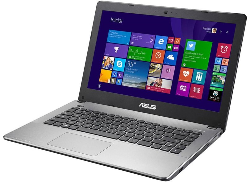 Notebook Asus Intel Core i5 4200U 4ª Geração 8GB de RAM HD 1 TB LED 14" GeForce 820M Windows 8.1 X450LD