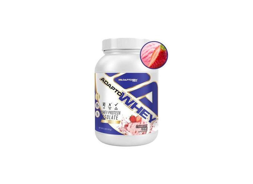 Adapto Whey 3W (912G) Strawberry Creme Adaptogen - Adaptogen Science em ...