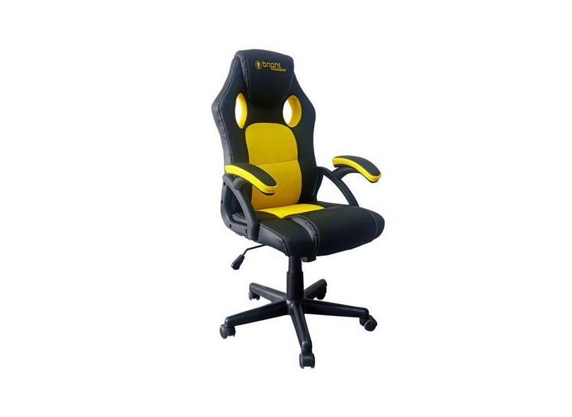 Cadeira Gamer Escritório Ajuste Reclinável Ergonômica Couro - Cadeira