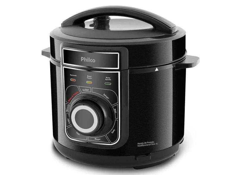 Panela De Pressão Elétrica Philco 5 Litros - Preto - 110V