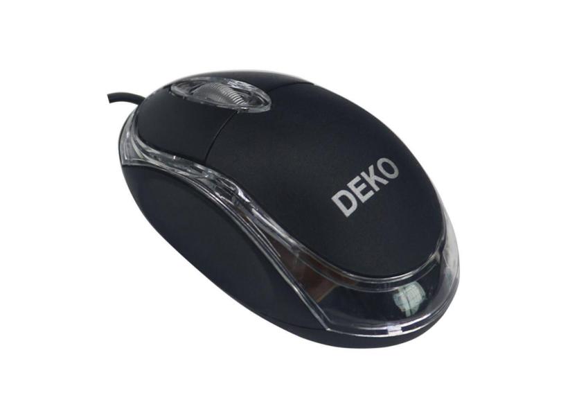 Mouse Usb Óptico Deko Embalagem Individual Box Homologação: 1001903229