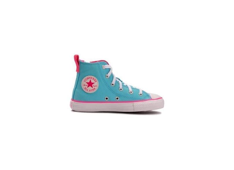 Tenis Converse Chuck Taylor All Star 27 Feminino Azul e Rosa Feminino em Promocao e no Buscape