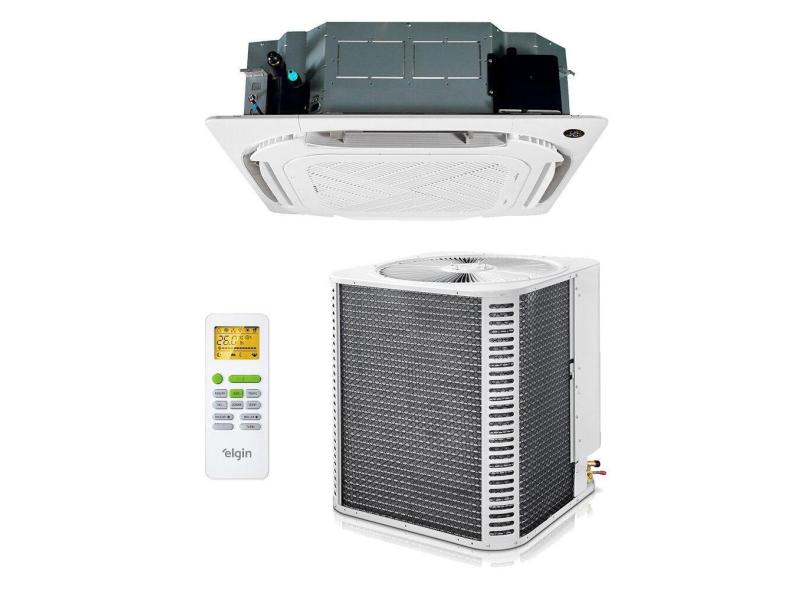 Ar-Condicionado Split Inverter Cassete 36000 BTUs Elgin Eco Só Frio 45KVFI36C2NA/ 45KVFE36C2VA/KVZP00N2DA 220V