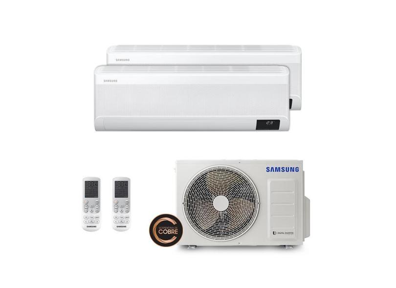 Ar Condicionado Multi Bi Split Inverter WindFree Samsung 2x9000 Btus Quente/Frio 220V Monofásico AJ050AXJ2KH/AZ