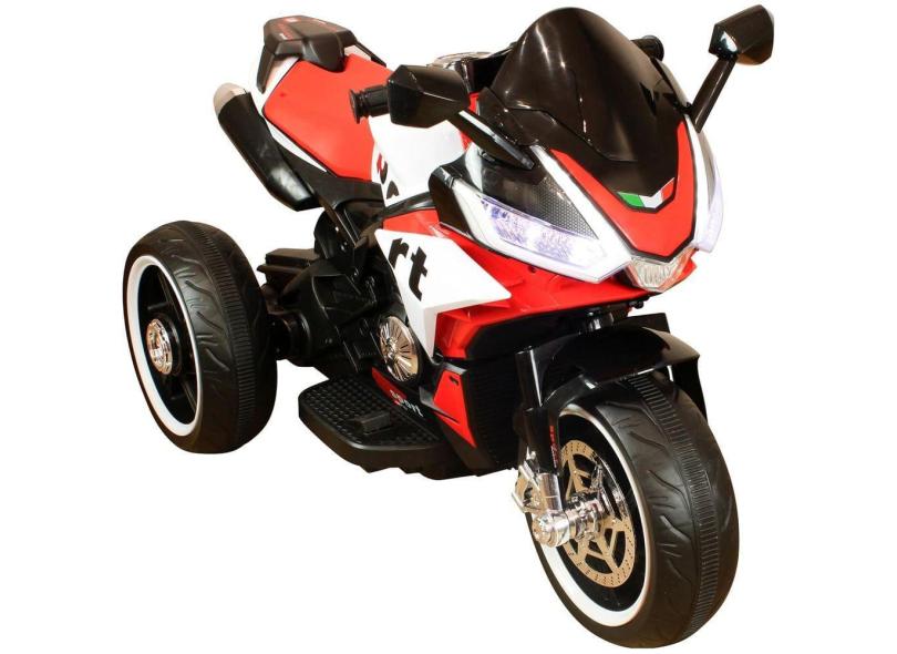 Mini Moto Elétrica Sport 12V Vermelha - BBR Toys