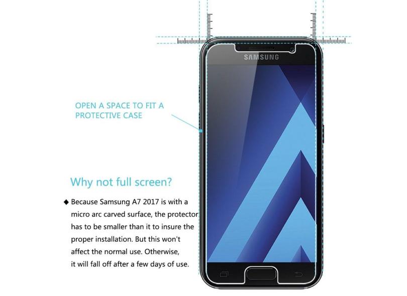 Película De Vidro E Capa Anti Impacto Transparente Samsung Galaxy A7 2017  com o Melhor Preço é no Zoom