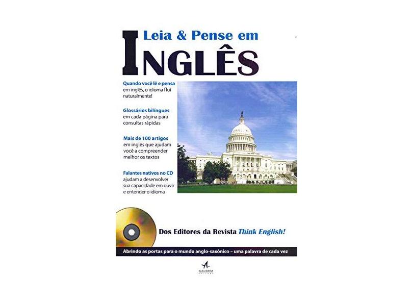 Leia e Pense em Inglês - Alta Books - 9788576085645