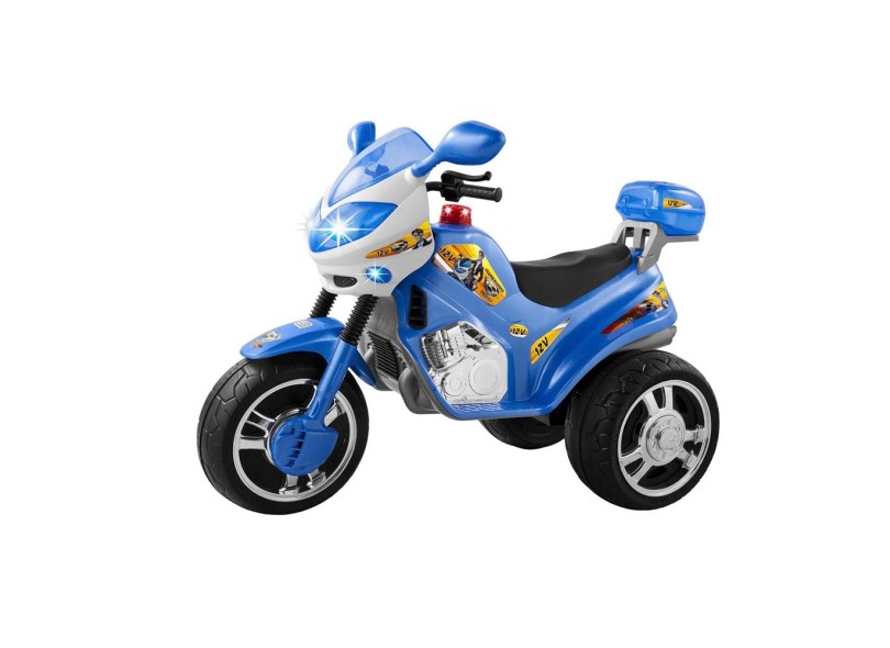 Mini Triciclo Elétrico Super Moto Polícia 12V - Magic Toys