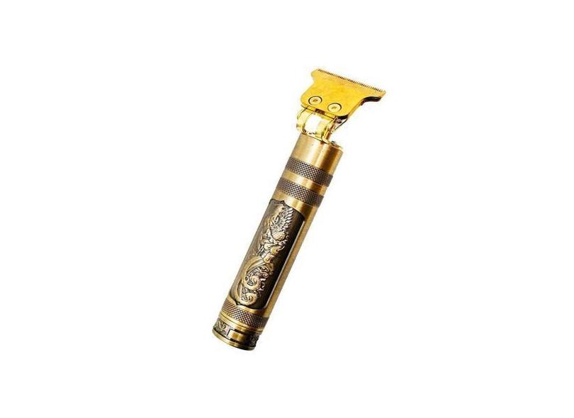 Barbeador Dourado Profissional Recarregável 4 Pentes 1200Ma - Higa Sho
