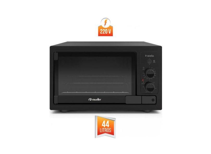 Forno Eletrico Mueller Fratello 44 Litros Grill Dourador Preto Fosco 2