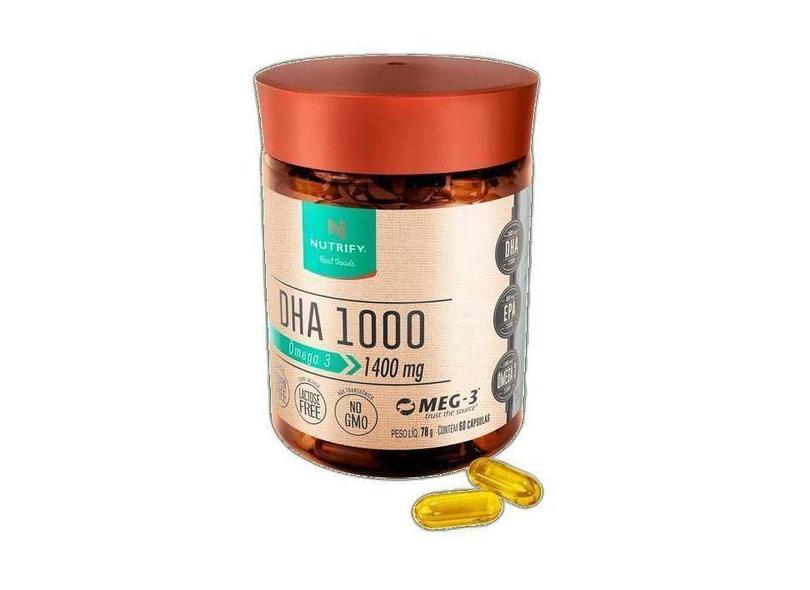 Omega 3 Dha 1000 Ultra Concentrado Nutrify 60 Cps - Original