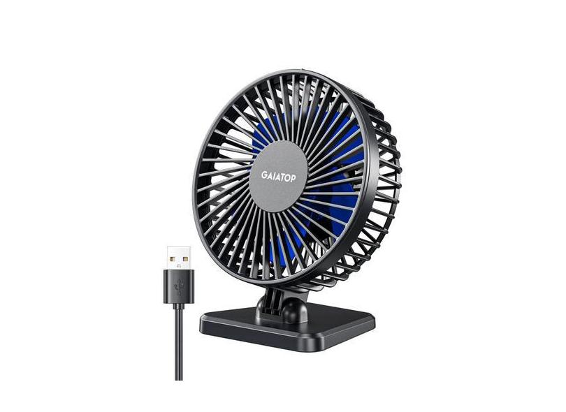 Ventilador de mesa Gaiatop USB pequeno e poderoso portátil de 3 veloci