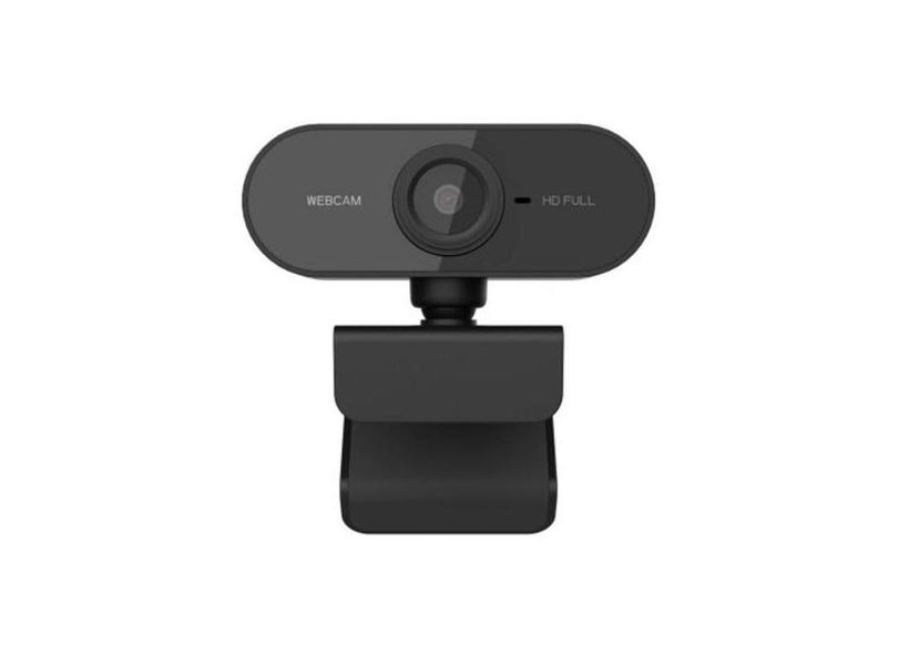 WebCam Bluecase Full HD 1080P USB 2.0 C/Microfone Plug and Play Preto 