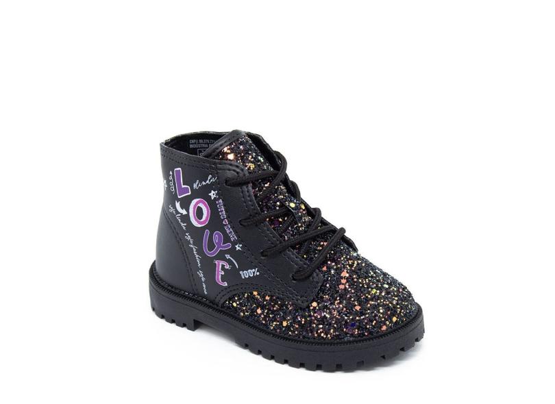 Bota molekinha best sale coturno glitter infantil